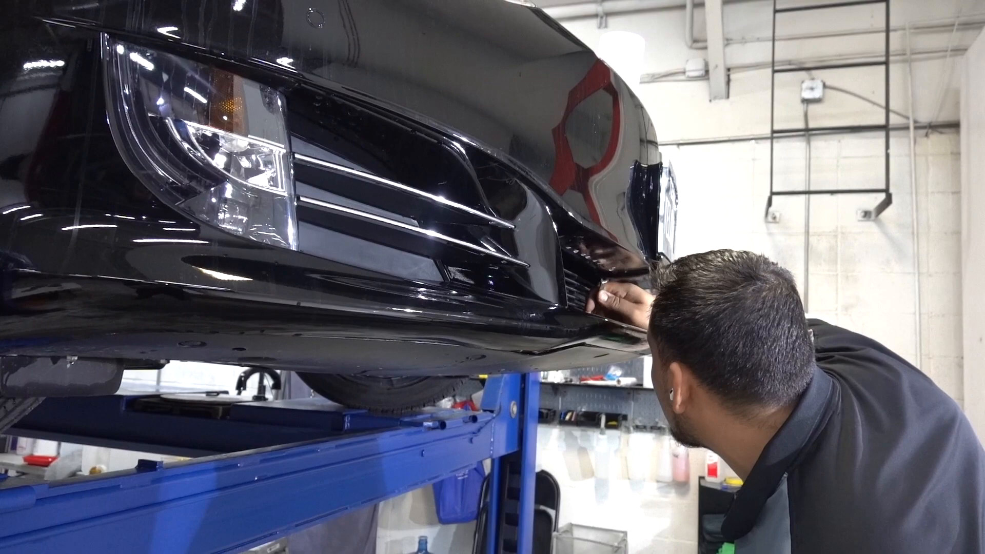 Front bumper install
