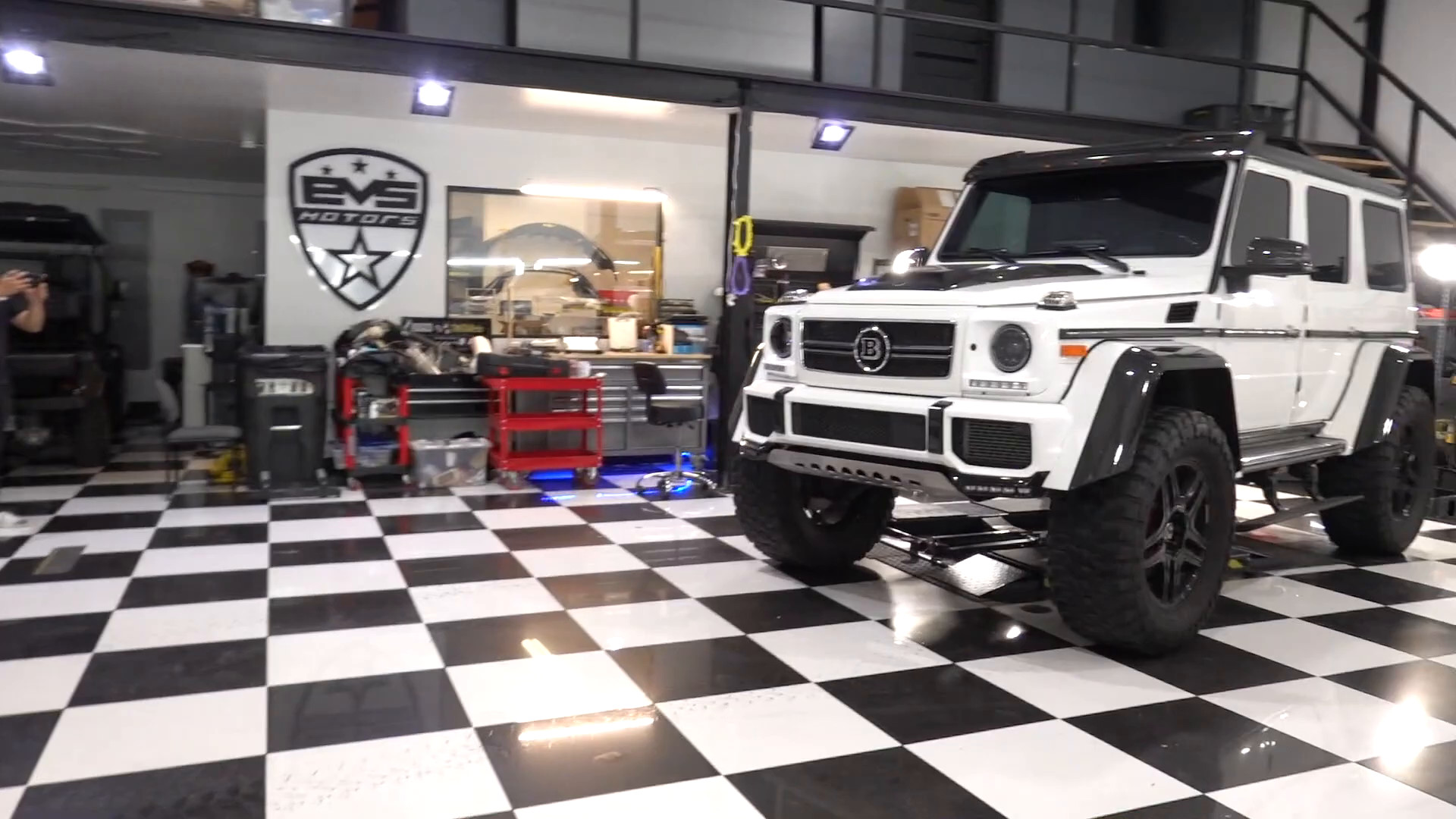 Inside the EVS Motors shop in Houston