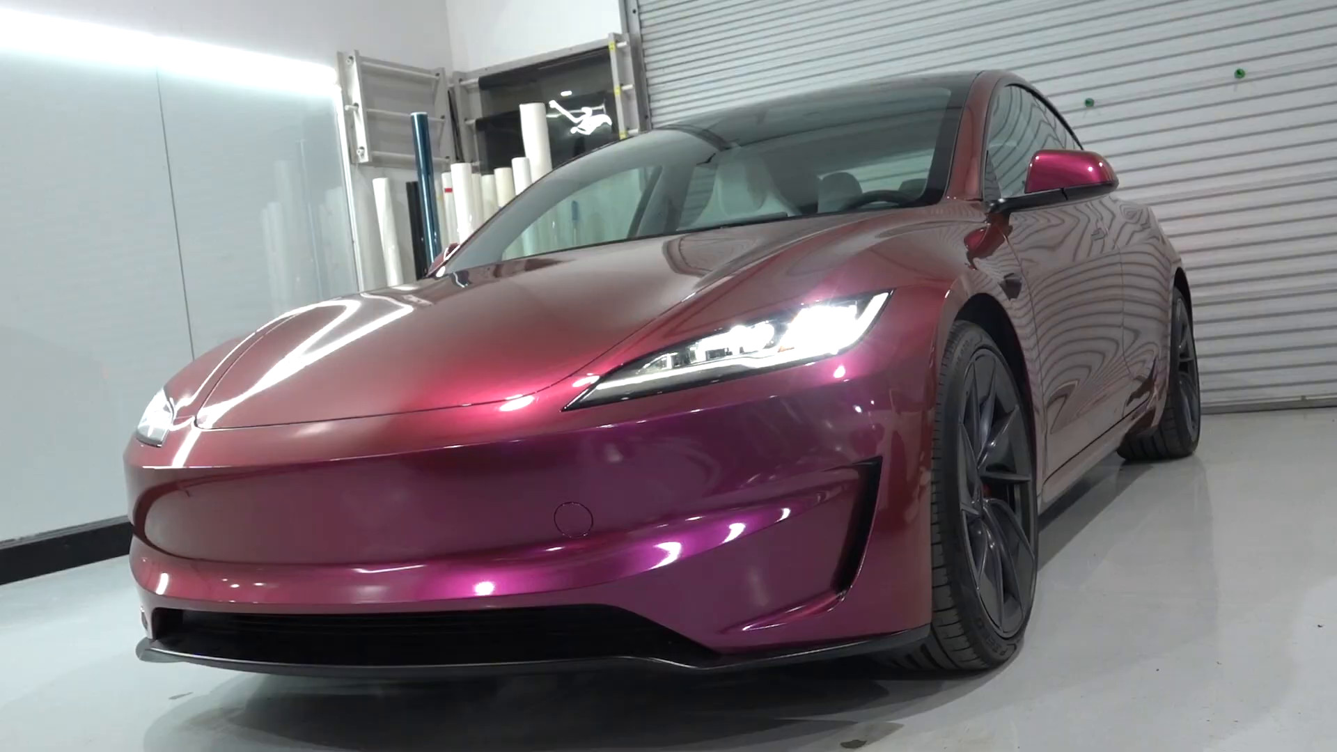 Tesla Model 3 Highland with an Inozetek color wrap